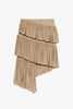 Spiral beige skirt