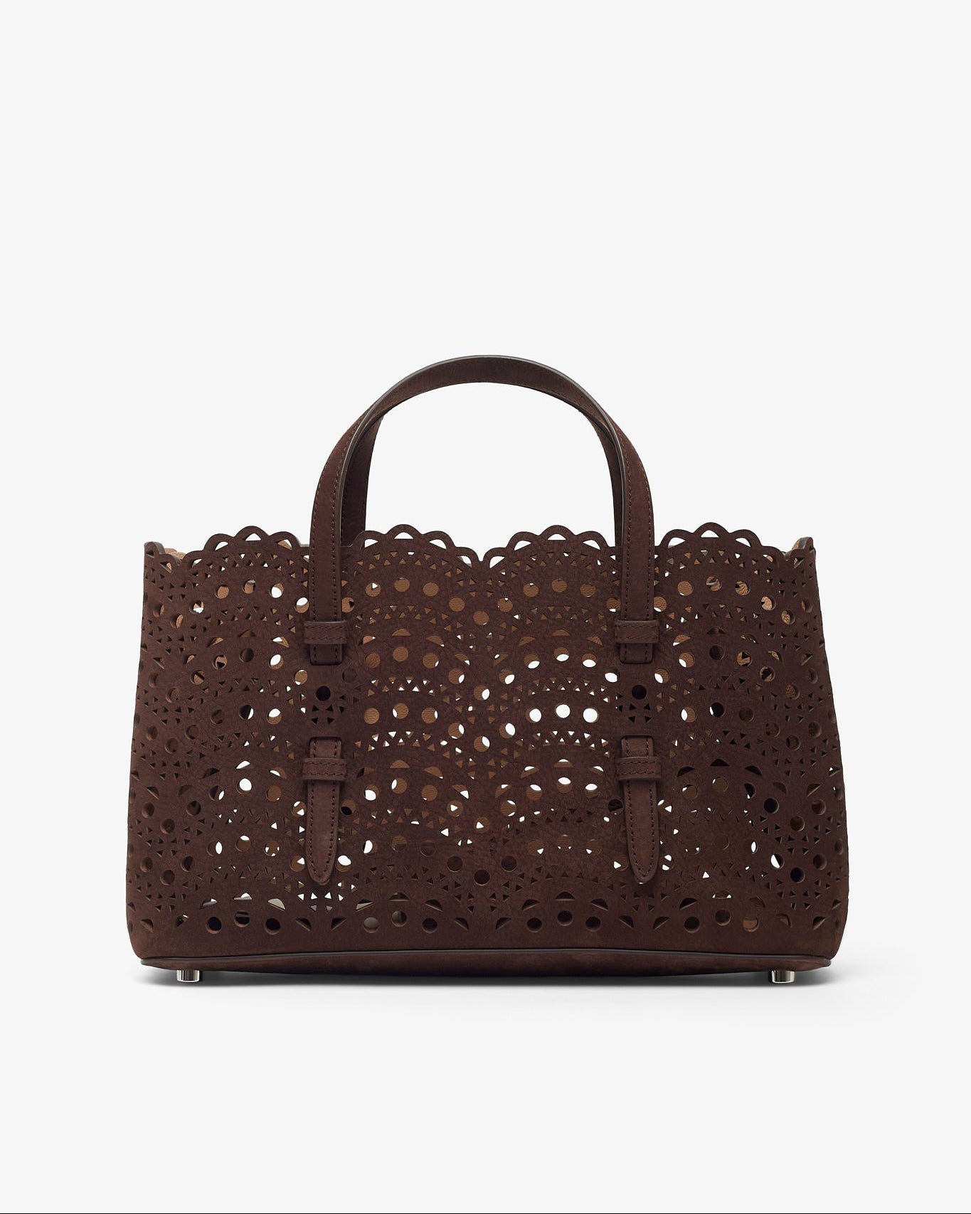 ALAIA ミナ25 VIENNE レザートート トートバッグ ショルダーバッグ Alaia | Mina 25 vienne vague white leather tote bag | Savannahs