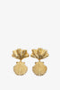 Shells earrings in vintage gold