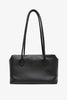 Terrasse black leather bag