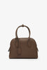 India 10.00 dark olive leather bag