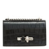 Jewelled black satchel