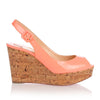 Une Plume flamingo wedge sandal
