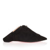 Medinana Flat black suede slipper