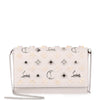 Paloma Loubinthesky ivory clutch
