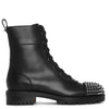 Ts Croc flat black ankle boots