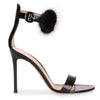 Brigitte 105 patent black sandal