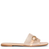 Gemini flat patent leather sandals