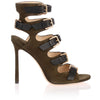 Trick army green suede sandal