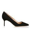BB70 black suede pump