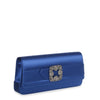 Gothisi Royal Blue satin clutch