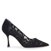 Sophia 90 navy lace pump