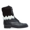 Campcha black leather boots