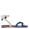 Nastrafla blue flat sandals