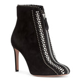 Black suede boots