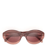 Dark pink acetate sunglasses