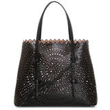 Mina 32 black tote bag