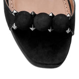 Bombe 45 black suede flatform sandals