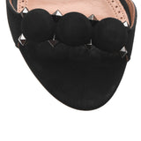 Bombe 90 black suede sandals