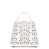 Mina 16 white mini tote bag