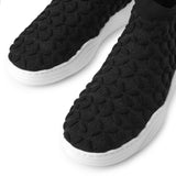 Woven petal stretch sneakers