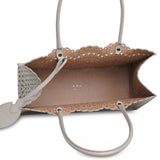Garance 28 perle leather tote bag