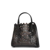 Mina 16 vienne circulaire black tote bag