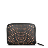 Zip around wallet black