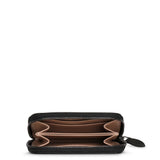 Zip around wallet black