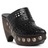 Le Sabot vienne leather clogs