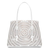 Mina 32 vienne circulaire white tote bag