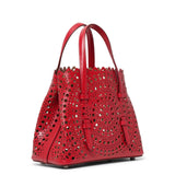 Mina 20 circulaire red tote bag