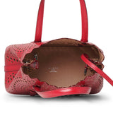 Mina 20 circulaire red tote bag