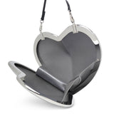 Le Coeur brass crossbody bag