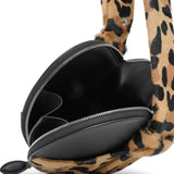 Le Cache Coeur leopard bracelet bag