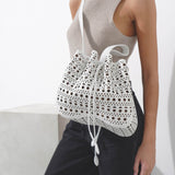 Rose Marie 28 white crossbody bag