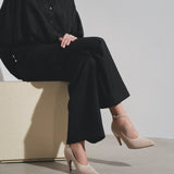 Pumps 90 beige leather pumps