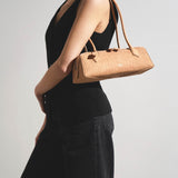 Le Teckel beige leather bag