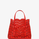 Mina 20 vienne vague red leather tote bag