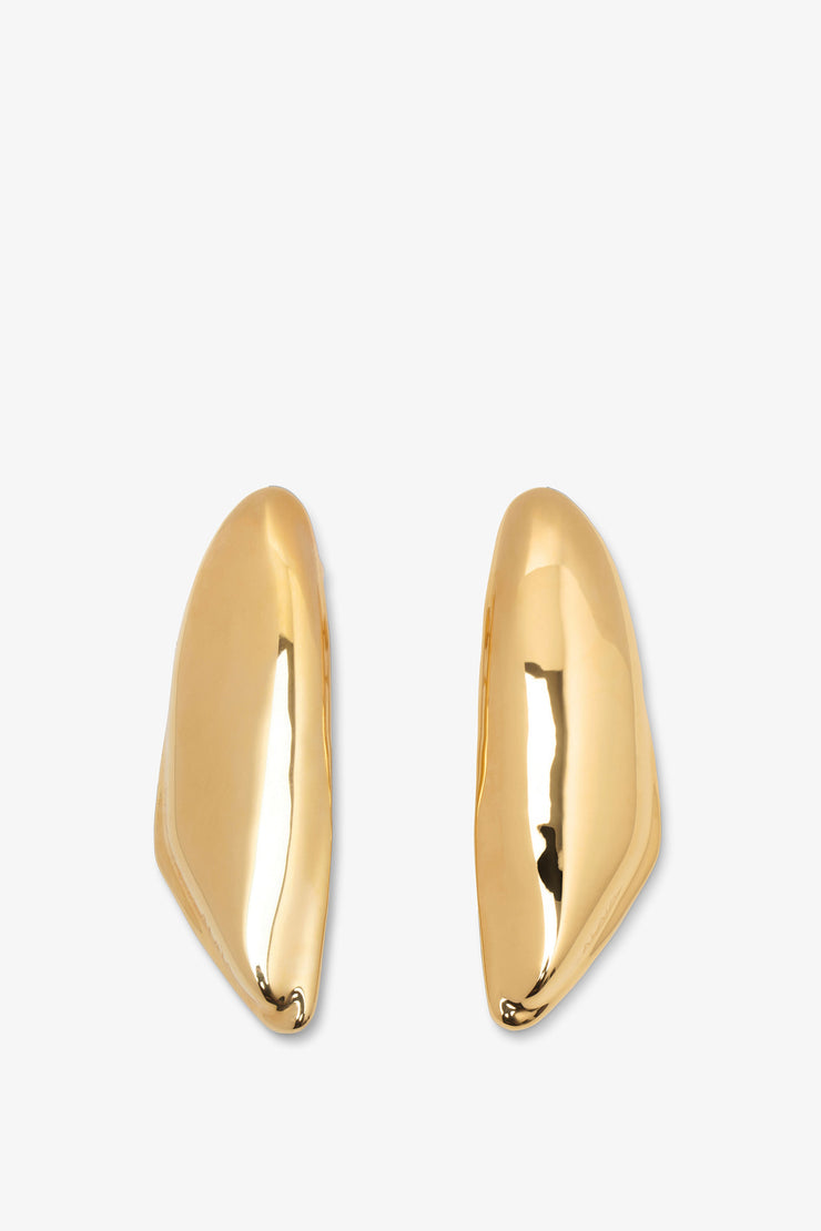 Bombe gold earrings