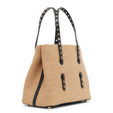 Mina 25 raffia tote bag