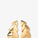 Le Coeur long gold earrings