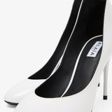 Pumps 90 white patent pumps