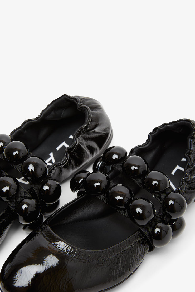 Sphere patent leather ballerinas