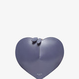 Le Coeur dark blue leather crossbody bag