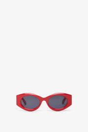 Oval 82 red sunglasses