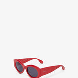 Oval 82 red sunglasses