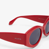 Oval 82 red sunglasses