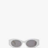 Oval 82 white sunglasses