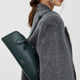 Le Teckel medium dark green bag